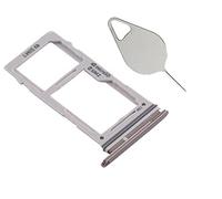 OnlyTech - Tiroir/Support de la Carte Double sim et Carte mémoire Micro SD de Remplacement pour Le Samsung Galaxy S10 SM-G973 Noir + Outil d'extraction