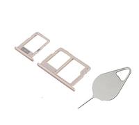 OnlyTech - Tiroir/Support de la Carte Double sim et Carte mémoire Micro SD de Remplacement pour Le Samsung Galaxy J7 2017 SM-J730 Or + Outil d'extraction