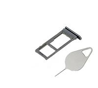 OnlyTech - Tiroir/Support de la Carte Double sim et Carte mémoire Micro SD de Remplacement pour Le Samsung Galaxy Note 9 SM-N960 Noir + Outil d'extraction