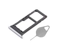 OnlyTech - Tiroir Support de la Carte Sim et Carte Micro SD du Samsung Galaxy S8 Argent/Silver