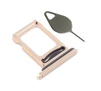 OnlyTech - Tiroir/Support Double Cartes SIM de Remplacement pour iPhone 12 Pro Or Dual - avec Joint d'étanchéité installé + Outil d'extraction