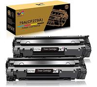 ONLYU Cartouche de Toner CF279A Compatible pour HP 79A Toner pour HP m12w HP Laserjet Pro M12w M12 M12a HP Laserjet Pro MFP M26nw M26 M26a Imprimante (2 Noir)