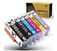 Cartouche d'encre GENERIQUE Onlyu remplacement des cartouches d'encre compatibles pour canon pgi-580xxl cli-581xxl pour canon pixma ts8150 ts8151 ts8152 ts8250 ts8251 ts8252