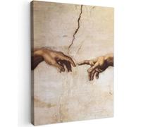 OnlyWow© Tableau De Jardin 50x70 cm Original Mur Decoration Balcon Murale Peinture Tableaux Terrasse Impression Art Mural Deco Décoratif Muraux Adam - Michel-Ange - Peinture - Création d'Adam