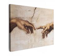OnlyWow© Tableau De Jardin 70x50 cm Original Mur Decoration Balcon Murale Peinture Tableaux Terrasse Impression Art Mural Deco Décoratif Muraux Adam - Michel-Ange - Peinture - Création d'Adam