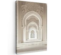 OnlyWow© Tableau De Jardin Original Mur Decoration Balcon Murale Peinture | 100x150 cm - Tableaux Terrasse Impression Art Mural Deco Décoratif Muraux Mosquée - Architecture - Ramadan - Islamique