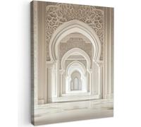 OnlyWow© Tableau De Jardin Original Mur Decoration Balcon Murale Peinture | 50x70 cm - Tableaux Terrasse Impression Art Mural Deco Décoratif Muraux Mosquée - Architecture - Ramadan - Islamique