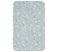 OnlyWow© Tapis Bain 50x80 cm Non Slip Bath Mat Douche Absorbant Toilette Decoration Antidérapant Lavable Accessoire Baignoire Innovant Classique - Fleurs - Bleu