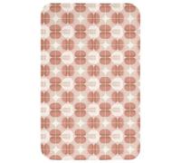 OnlyWow© Tapis Bain 50x80 cm Non Slip Bath Mat Douche Absorbant Toilette Decoration Antidérapant Lavable Accessoire Baignoire Innovant Rétro - Classique - Rose