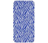 OnlyWow© Tapis Bain 60x120 cm Non Slip Bath Mat Douche Absorbant Toilette Decoration Antidérapant Lavable Accessoire Baignoire Innovant Zèbre - Motif - Cobalt - Bleu