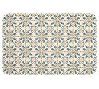 OnlyWow© Tapis Bain 60x40 cm Non Slip Bath Mat Douche Absorbant Toilette Decoration Antidérapant Lavable Accessoire Baignoire Innovant Motif - Classique - Coloré