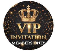 OnlyWow© Tapis Bain 70x70 cm Non Slip Bath Mat Douche Absorbant Toilette Decoration Antidérapant Lavable Accessoire Baignoire Innovant Invitation - VIP - Couronne - Or