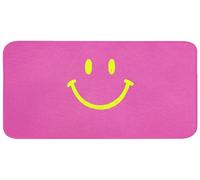 OnlyWow© Tapis Bain Rectangulaire 120x60 cm Non Slip Bath Mat Douche Absorbant Antidérapant Lavable Accessoire Baignoire Innovant Smiley - gaieté - Rose