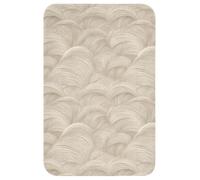 OnlyWow© Tapis De Bain 40x60 cm Douche Decoration Absorbant Antidérapant Lavable Non Slip Bath Mat WC Accessoire Baignoire Arches - Motif - Beige