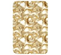 OnlyWow© Tapis De Bain 60x90 cm Douche Decoration Absorbant Antidérapant Lavable Non Slip Bath Mat WC Accessoire Baignoire Liquide - Gouttes - Or