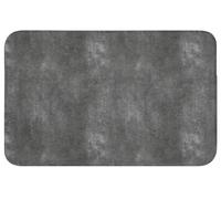 OnlyWow© Tapis De Bain 80x50 cm Douche Decoration Absorbant Antidérapant Lavable Non Slip Bath Mat Accessoire Baignoire Gris foncé - Brut - Béton