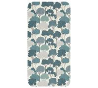 OnlyWow© Tapis De Bain Rectangulaire 60x120 cm Douche Decoration Absorbant Antidérapant Lavable Non Slip Bath Mat Accessoire Baignoire Moderne - Arbres - Forêt - Motif - Bleu