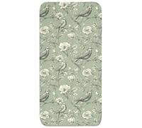 OnlyWow© Tapis De Douche 60x120 cm Bain Decoration Absorbant Antidérapant Lavable Non Slip Bath Mat WC Accessoire Baignoire Classique - Botanique - Vert