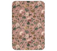 OnlyWow© Tapis De Douche 60x90 cm Bain Decoration Absorbant Antidérapant Lavable Non Slip Bath Mat WC Accessoire Baignoire Fleurs - Classique - Rose