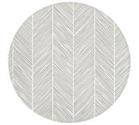 OnlyWow© Tapis De Douche 70x70 cm Bain Decoration Absorbant Antidérapant Lavable Non Slip Bath Mat WC Accessoire Baignoire Classique - Chevrons - Gris