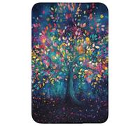 OnlyWow© Tapis De Douche Rectangulaire 50x80 cm Bain Decoration Absorbant Antidérapant Lavable Non Slip Bath Mat Accessoire Baignoire Coloré - Arbre - Magique - Abstrait