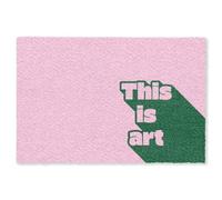 OnlyWow© Tapis Rectangulaire 200x140 cm Grande Taille Coloré Lavable Rug Bedroom Couloir Unicolore Poil Ras Interieur Carpette XXL Vert - Teskt - This is Art - Rose