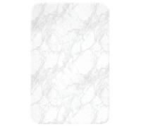 OnlyWow© Tapis Salle De Bain Rectangulaire 40x60 cm Decoration Absorbant Antidérapant Lavable Non Slip Bath Mat Accessoire Baignoire Minimaliste - Veines Blanches - Grises