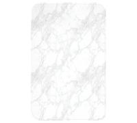 OnlyWow© Tapis Salle De Bain Rectangulaire 50x80 cm Decoration Absorbant Antidérapant Lavable Non Slip Bath Mat Accessoire Baignoire Minimaliste - Veines Blanches - Grises