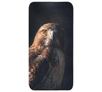 OnlyWow© Tapis Salle De Bain Rectangulaire 60x120 cm Decoration Absorbant Antidérapant Lavable Non Slip Bath Mat Accessoire Baignoire Oiseau Proie - Buse - Brune