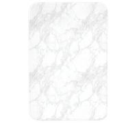 OnlyWow© Tapis Salle De Bain Rectangulaire 60x90 cm Decoration Absorbant Antidérapant Lavable Non Slip Bath Mat Accessoire Baignoire Minimaliste - Veines Blanches - Grises
