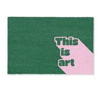 OnlyWow© Tapis Salon Rectangulaire 180x120 cm Court Decoration Grande Cuisine De Chambre Antidérapant Grand XXL Multicolore Design This is Art - Ombre - Rose