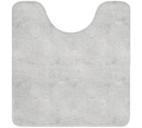OnlyWow© Tapis WC 55x60 cm Toilette Contour Accessoire Décoration Decoration Absorbant Antidérapant Lavable Non Slip Bath Mat Baignoire Gris - Béton - Neutre