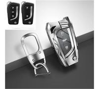 ONNAT Étui pour clé de Voiture en TPU avec Porte-clés, pour Toyota Hilux Revo Innova Rav4 Fortuner