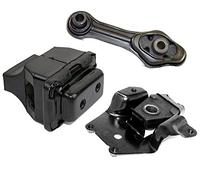 ONNURI Compatible avec Chevrolet Cavalier 1995-2002 2.2L/1995 2.3L/1996-2002 2.4L Moteur et support de transmission 3 pièces pour Auto : A2803, A2798, A2820 - K0265