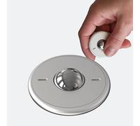 ONO Scroller - Jouet portable pour adultes | Aide à soulager le stress, l'anxiété, les tensions | Favorise la concentration, la clarté | Design compact et portable | Gris aluminium