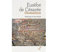 Onomasticon - Pèlerinage En Terre Sainte