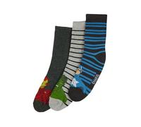 ONOMATO! Avengers Hulk Iron Man Captain America Lot de 3 paires de chaussettes pour garçon, multicolore, 27/30