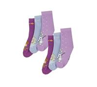 ONOMATO! Lot de 6 paires de chaussettes pour enfants et filles | Chaussettes amusantes pour sandales filles | Cadeaux tendance pour filles, multicolore, 23-26