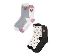 ONOMATO! Mickey Mouse Lot de 4 paires de chaussettes pour femme, multicolore, 39-41