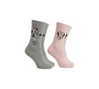 ONOMATO! Minnie Mouse Lot de 2 paires de chaussettes pour femme