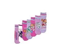 ONOMATO! Paw Patrol Skye Cat Pack Power Lot de 7 paires de chaussettes seaker pour enfant fille, multicolore, 31/34