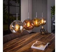 Onooro Bologna Suspension E27 à 4 sources lumineuses, BE614-7457/29,