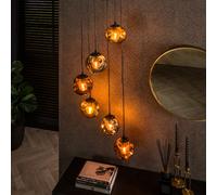 Onooro Bologna Suspension E27 à 6 sources lumineuses, BE614-7456/77,