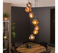 Onooro Bologna Suspension E27 à 7 sources lumineuses, BE614-7459/29,