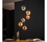 Onooro Brescia Suspension E27 à 6 sources lumineuses, BE614-7155/31M,