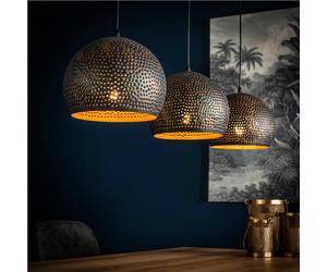 Onooro Dubai Globe Suspension E27 à 3 sources lumineuses, BE614-8098/56,