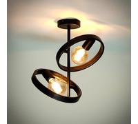 Onooro New York Suspension E27 à 2 sources lumineuses, BE614-8404/76,