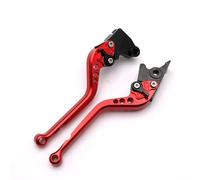 Onrksreb Pièces Leviers d'embrayage De Frein De Moto Réglables, pour Hon&da CB-1 CB400F 1989-1991 1990 VFR400 NC30 1989-1992 1990 1991 CNC(Rouge)