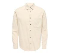 ONLY & SONS Onsgudmund T-Shirt uni Slim 1 pièce Noos Chemise à Manches Longues, Doublure argentée, XS Homme