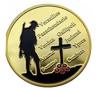 Onsinic 1pc 100th Anniversaire Collection Coin Pièce De Monnaie Cadeau Collection Cadeau Collection Collection Collection Collection Collection